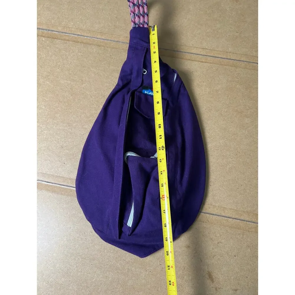 KAVU Rope Sling - Compact Lightweight Crossbody Bag One Size, Sunset Blocks